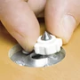 Kép 2/2 - KNAPP Rögzítő vasalat K073 UNO 30mm acél központozó jelölő-1