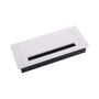 Imagine 1/2 - Kábelkivezető Fém 200x90x23mm Fehér Strong