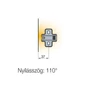 Imagine 3/3 - Balama pentru mobilier 248.OL28.05 +45° interior standard