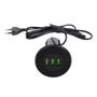Kép 1/3 - Konnektor-rejtett elosztó StrongPower USB töltő 3xUSB-A Fekete