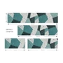 Imagine 3/3 - Konyhai hátfal Wallplex falburkoló Abstract Geometric 60x180cm-2