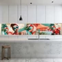 Imagine 1/3 - Konyhai hátfal Wallplex falburkoló Pink Flamingo 60x300cm