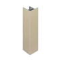 Imagine 1/3 - Lábazat előlap SCILM 90' sarokcsatlakozó 120mm Csiszolt acél / INOX