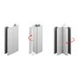 Kép 3/4 - Lábazat előlap SCILM csatlakozó flexi 120mm Csiszolt acél / INOX-2