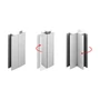 Imagine 2/4 - Lábazat előlap SCILM csatlakozó flexi 120mm Fényes Fekete-1