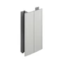 Imagine 1/4 - Lábazat előlap SCILM csatlakozó flexi 150mm Csiszolt Alumínium