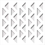 Imagine 1/2 - Perforált lemez Laccato-Hdf Africa perforációval Krono 101 Fehér 1400x510x3mm