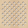 Imagine 1/2 - Perforált lemez Laccato-Hdf Fiore perforációval 375 Juhar 1400x510x3mm Krono