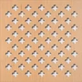Imagine 1/2 - Perforált lemez Laccato-Hdf Fiore perforációval 381 Bükk 1400x510x3mm Krono