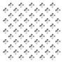 Imagine 1/2 - Perforált lemez Laccato-Hdf Fiore perforációval Krono 101 Fehér 1400x510x3mm