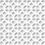Imagine 1/2 - Perforált lemez Laccato-Hdf Romanico perforációval Krono 101 Fehér 1400x510x3mm