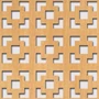 Kép 1/2 - Perforált lemez Legno furnérozott Hdf-Damasco perforációval Anegré 1520x610x4mm