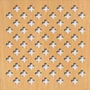 Imagine 1/2 - Perforált lemez Legno furnérozott Hdf-Fiore perforációval Anegré 1520x610x4mm