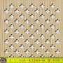 Imagine 1/2 - Perforált lemez Legno furnérozott Hdf-Fiore perforációval Fenyő 1520x610mm