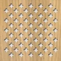 Imagine 1/2 - Perforált lemez Legno furnérozott Hdf-Fiore perforációval Tölgy 1520x610x4mm