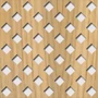 Imagine 1/2 - Perforált lemez Legno furnérozott Hdf-Franz perforációval Tölgy 1520x610x4mm