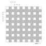 Imagine 2/2 - Perforált lemez Legno furnérozott Hdf-Quadro 10-20 perforációval Fenyő 1520x610x4mm-1