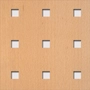 Kép 1/2 - Perforált lemez Legno furnérozott Hdf-Quadro 11-45 perforációval Bükk 1520x610mm