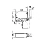 Kép 2/4 - Mechanikus Tip-On Mini Latch rugós/görgős csappantyú Hafele-1