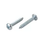 Imagine 1/2 - Rögzítő csavar "D" fejű 5x40mm PZ2 200db/doboz cink fehér