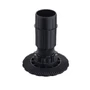 Kép 1/2 - Szekrényláb AXILO műanyag fekete 200mm (190-220 mm)