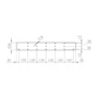 Kép 5/5 - Asztalláb X-alakú 710x780mm Fehér Strong-05