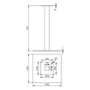 Kép 2/2 - Bisztró asztalláb 720mm MILADESIGN ST855NT SDE Ezüst-1