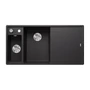 Imagine 1/6 - Blanco Axia III 6S Antracit 1med+cs+gyüm. Silgránit mosogató 3 1/2