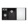 Imagine 2/6 - Blanco Axia III 6S Antracit 1med+cs+gyüm. Silgránit mosogató 3 1/2-02