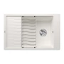 Imagine 1/5 - Blanco Elon XL 6S Fehér 1mély+csepp. Silgránit mosogató 780x500mm ext.nélk.