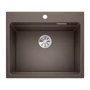 Kép 1/6 - Blanco Etagon 6 PD Kávé Silgránit mosogató tart., exc.nélkül 600x510mm 524548