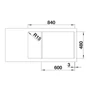 Kép 3/5 - Blanco LEGRA XL 6 Alumetál exc.n.Silgránit mosogató 860x500/19mm 523330-03