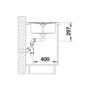 Kép 5/5 - Blanco Metra 45S Beton style 1med+cs. Silgránit mosogató 3 1/2-05