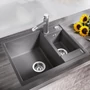 Imagine 2/6 - Blanco Metra 6 Alumetál 1med+gyüm. Silgránit mosogató 3 1/2-02