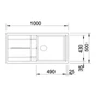 Imagine 2/5 - Blanco Metra XL 6S Kávé PD2 1med.+cs. Silgránit mosogató-02