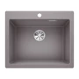 Imagine 1/5 - Blanco Pleon 6 PD Alumetál 1med. 615x510mm silg.mosogató exct.nélk. 521681