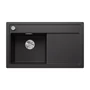 Kép 1/6 - Blanco Zenar 45S Antracit 860x510/190mm 1med+csep. Silgránit mosogató balos fa tart. exc. 523840