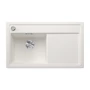 Kép 1/6 - Blanco Zenar 45S Fehér 860x510/190mm 1med+csep. Silgránit mosogató balos fa tart. exc. 523844