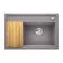 Kép 2/6 - Blanco Zenar XL 6S Compact Alumetál 780x510/190mm 3 1/2 silg.exc.jobbos fa tartozékkal-02
