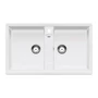 Imagine 1/5 - Blanco Zia 9 Fehér 2mély. Silgránit mosogató 860x500mm ext.nélk. 516678