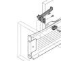 Kép 2/3 - Blum metabox fiók 295.5500 Gyerekzár KI-SICH-02