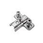 Imagine 2/4 - Bútorpánt tőke SALICE B2SGH39 Aszimmetrikus, H=3mm EU csavarral Nikkel-02