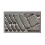 Kép 1/2 - Evőeszköztartó ART 742-90 800/840x430/490mm Metál szürke-01