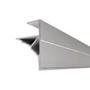 Kép 2/4 - Fali elegáns polctartó sín alumínium 1800 mm-02