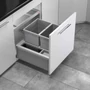Imagine 1/2 - Szelektív Hulladékgyűjtő Hailo Separato-K 600mm 2x20l