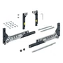 Imagine 1/2 - Tolóajtó HETTICH 9201921 Slideline M görgőszett Sisy 1 ajtóhoz csillapítással 10Kg