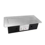 Kép 2/3 - Konnektor felbillenős rejtett elosztó ModulBox Alumínium 2x220V + 2xUSB