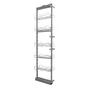 Imagine 1/4 - Konyhai fémrács StrongWire kamraszekrény 200mm/1560-1890mm + 5 kosár antracit 70kg