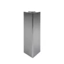Imagine 2/3 - Lábazatsarok 90 fokos 100mm Szálcsiszolt aluminium 352L-02