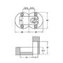 Kép 4/4 - Lenyíló pánt 60x35x12mm 246.9033.83 Fehér -04